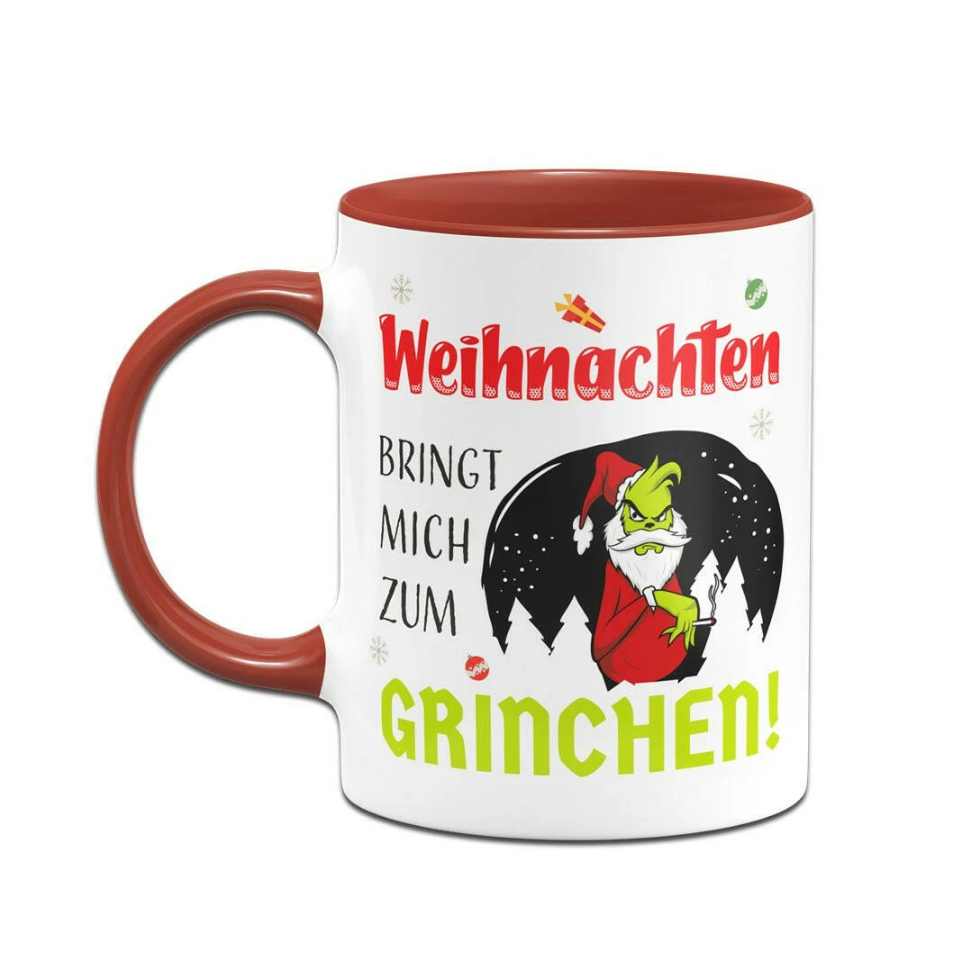 Tasse - Weihnachten Bringt Mich Zum Grinchen! 6 Tasse - Weihnachten Bringt Mich Zum Grinchen! – Bild 6