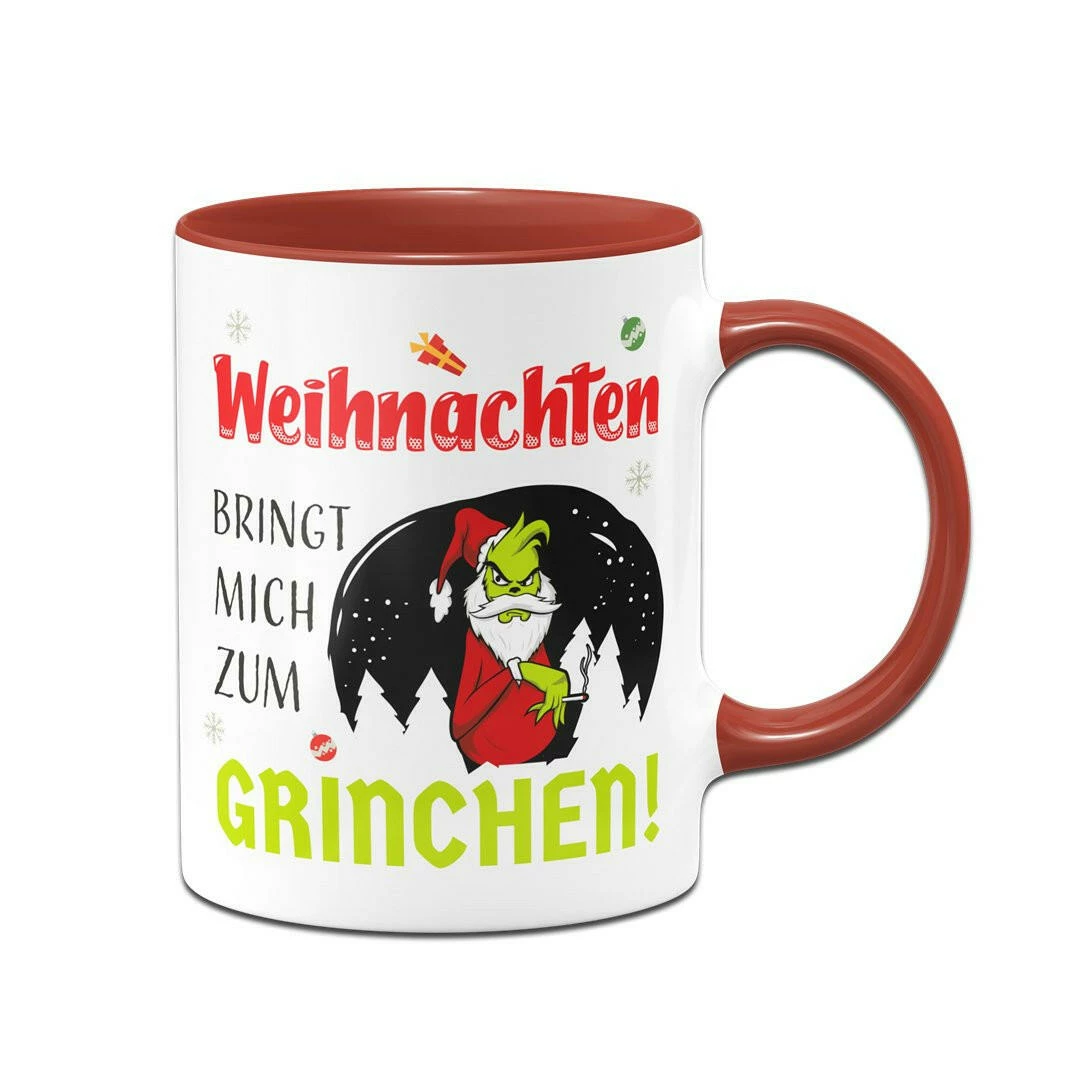 Tasse - Weihnachten Bringt Mich Zum Grinchen! 5 Tasse - Weihnachten Bringt Mich Zum Grinchen! – Bild 5
