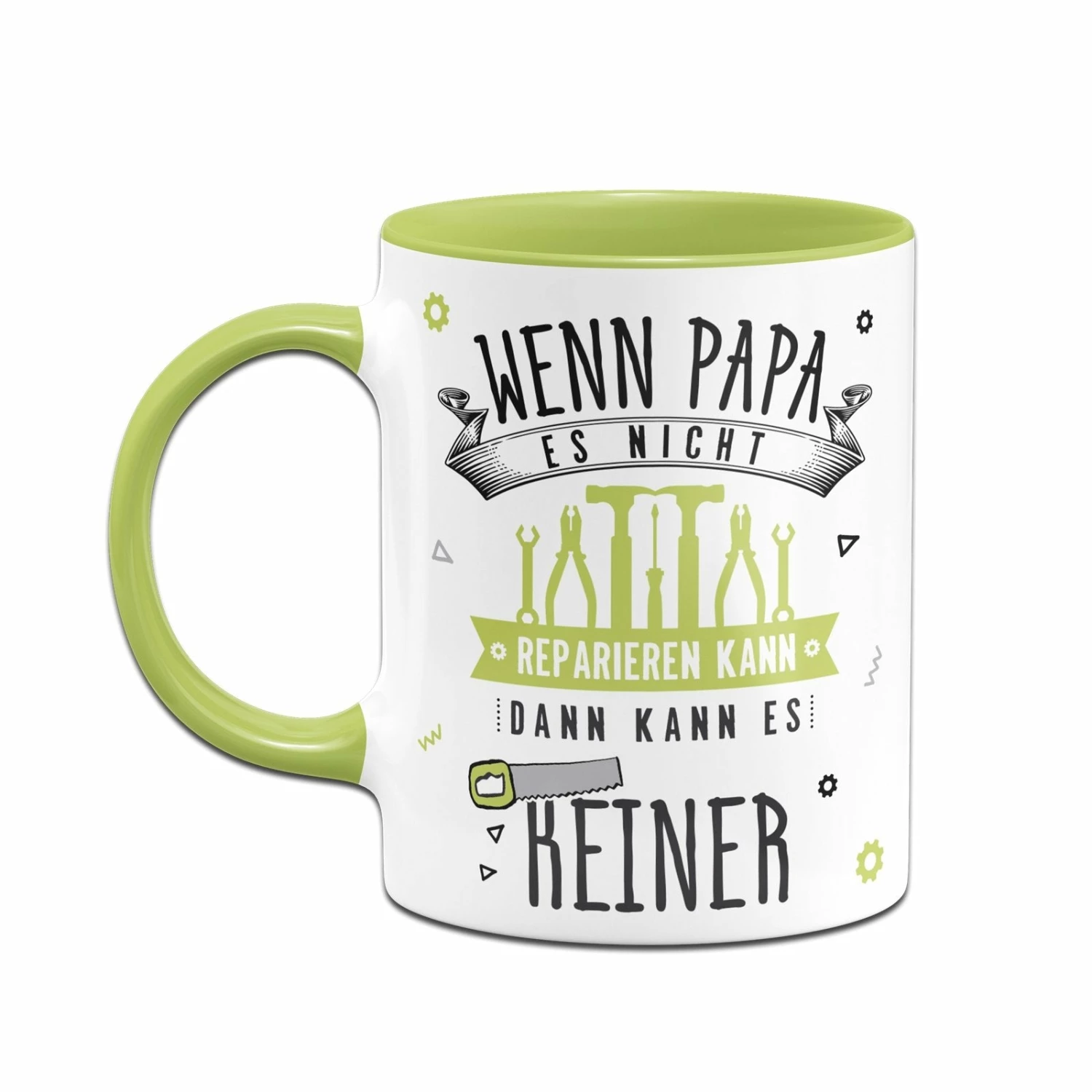 Tasse - Wenn Papa Es Nicht Reparieren Kann, Dann Kann Es Keiner 6 Tasse - Wenn Papa Es Nicht Reparieren Kann, Dann Kann Es Keiner – Bild 6