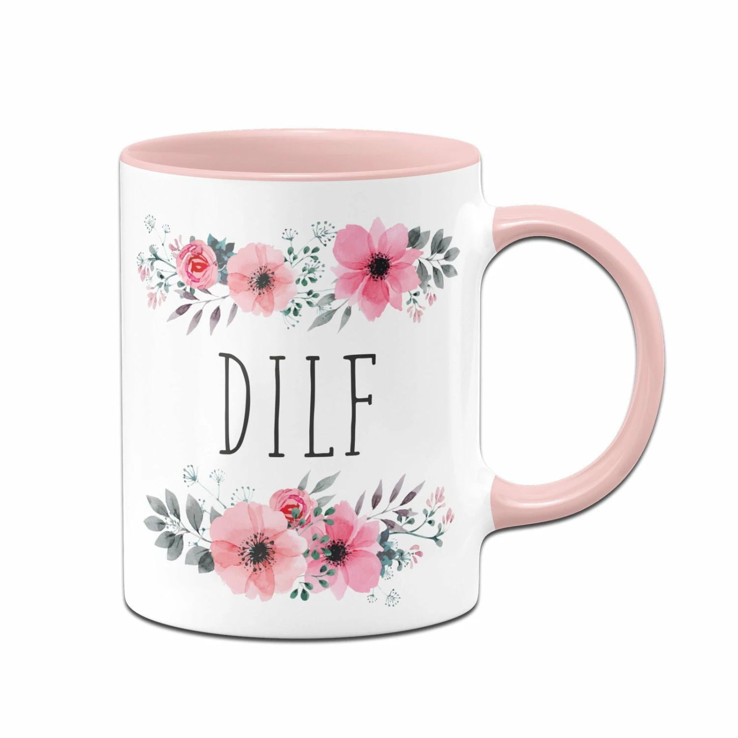 Tasse - DILF - Blumig 2 Tasse - DILF - Blumig – Bild 2
