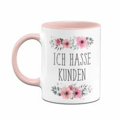 Tasse - Ich Hasse Kunden - Blumig 7 Tasse - Ich Hasse Kunden - Blumig -Becher Geschäft bild tasse ich hasse kunden blumig 4 952581