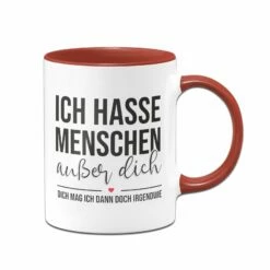Tasse - Ich Hasse Menschen Außer Dich 7 Tasse - Ich Hasse Menschen Außer Dich -Becher Geschäft bild tasse ich hasse menschen ausser dich v20 302695