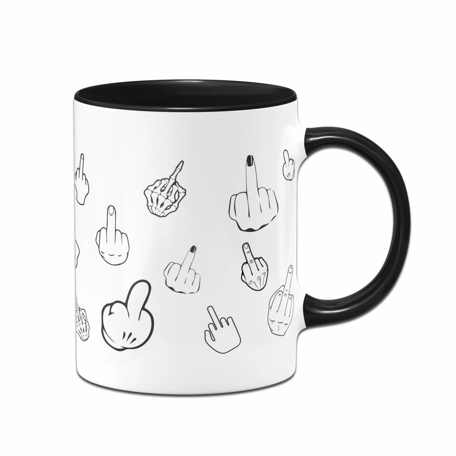 Tasse - Mittelfinger Fick Dich 3 Tasse - Mittelfinger Fick Dich – Bild 3