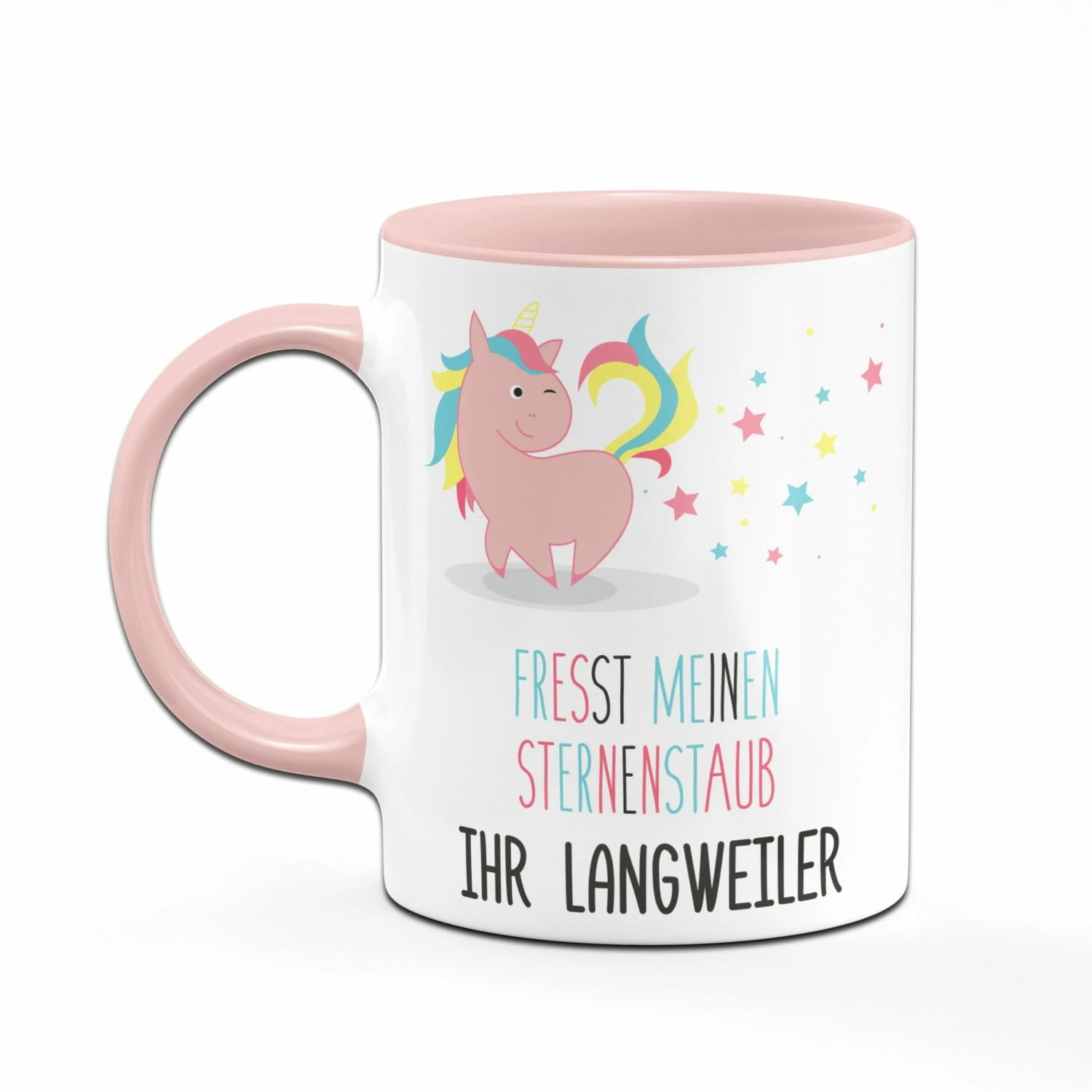 Tasse Einhorn - Fresst Meinen Sternenstaub 2 Tasse Einhorn - Fresst Meinen Sternenstaub – Bild 2