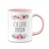 Tasse - Ich Liebe Pupsen - Blumig