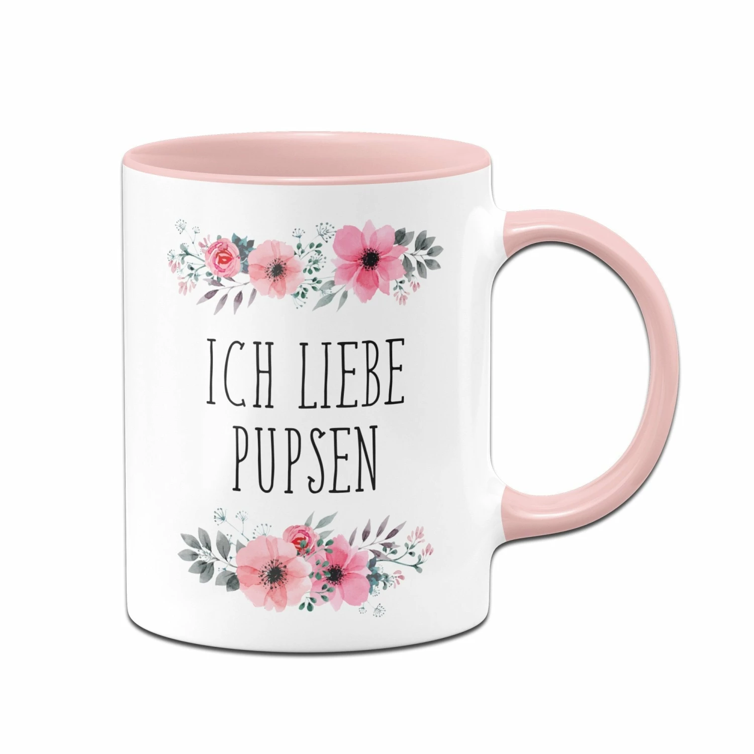 Tasse - Ich Liebe Pupsen - Blumig 1 Tasse - Ich Liebe Pupsen - Blumig