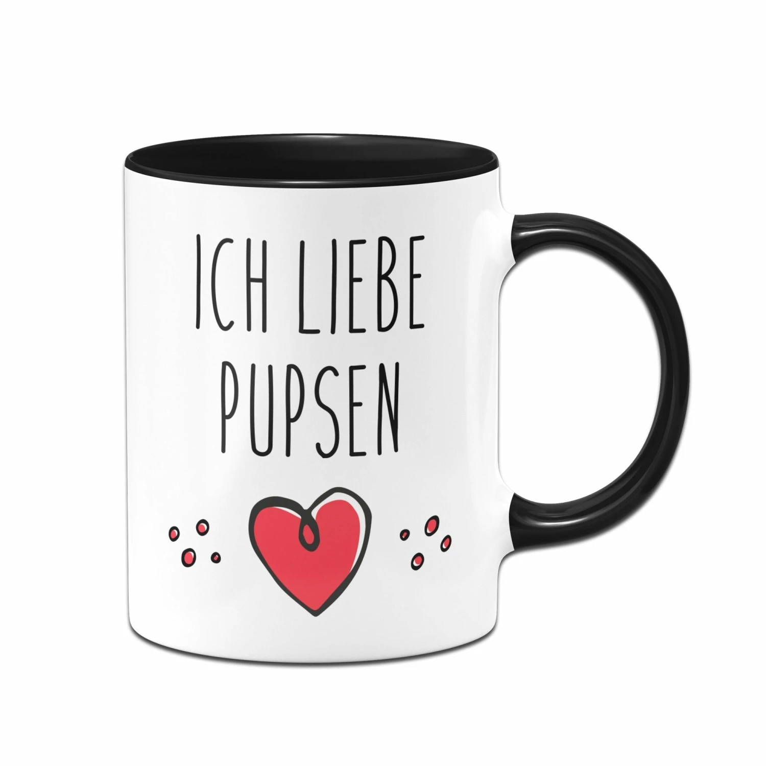 Tasse - Ich Liebe Pupsen Mit Herz 1 Tasse - Ich Liebe Pupsen Mit Herz