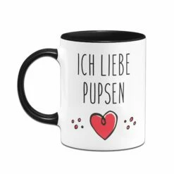 Tasse - Ich Liebe Pupsen Mit Herz 7 Tasse - Ich Liebe Pupsen Mit Herz -Becher Geschäft tasse ich liebe pupsen schwarz h 197398