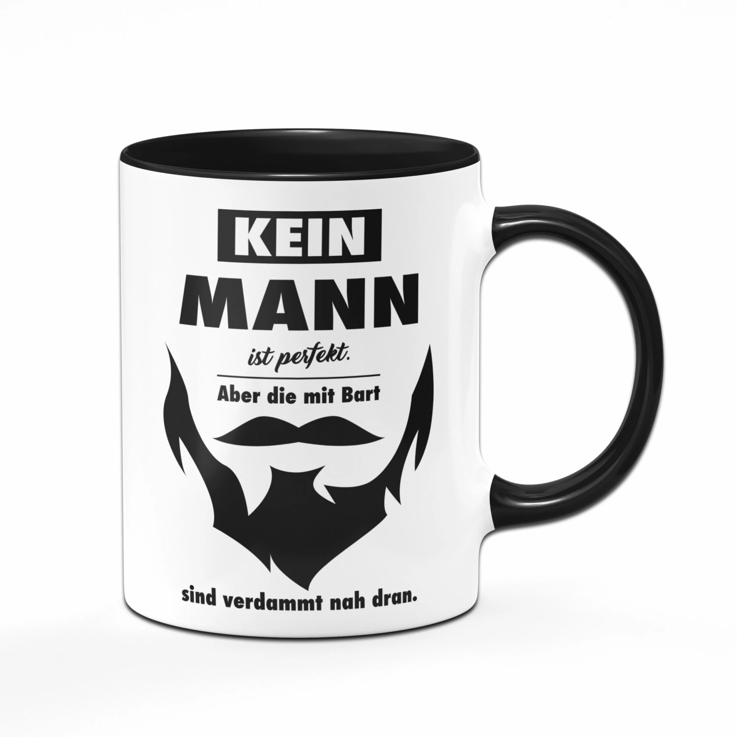 Tasse - Kein Mann Ist Perfekt, Aber Die Mit Bart 1 Tasse - Kein Mann Ist Perfekt, Aber Die Mit Bart