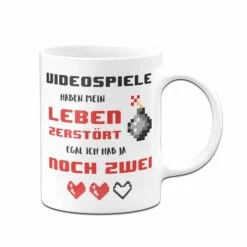 Gaming Tasse - Videospiele Haben Mein Leben Zerstört 8 Gaming Tasse - Videospiele Haben Mein Leben Zerstört -Becher Geschäft tasse videospiele weissvGPnSiLaOIeLj 472058