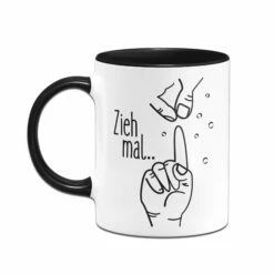 Tasse - Zieh Mal Am Finger 5 Tasse - Zieh Mal Am Finger -Becher Geschäft tasse zieh mal finger schwarz h 186469