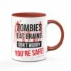 Tasse - Zombies Eat Brains - Rot