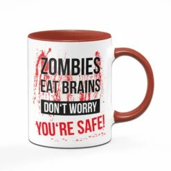 Tasse - Zombies Eat Brains - Rot